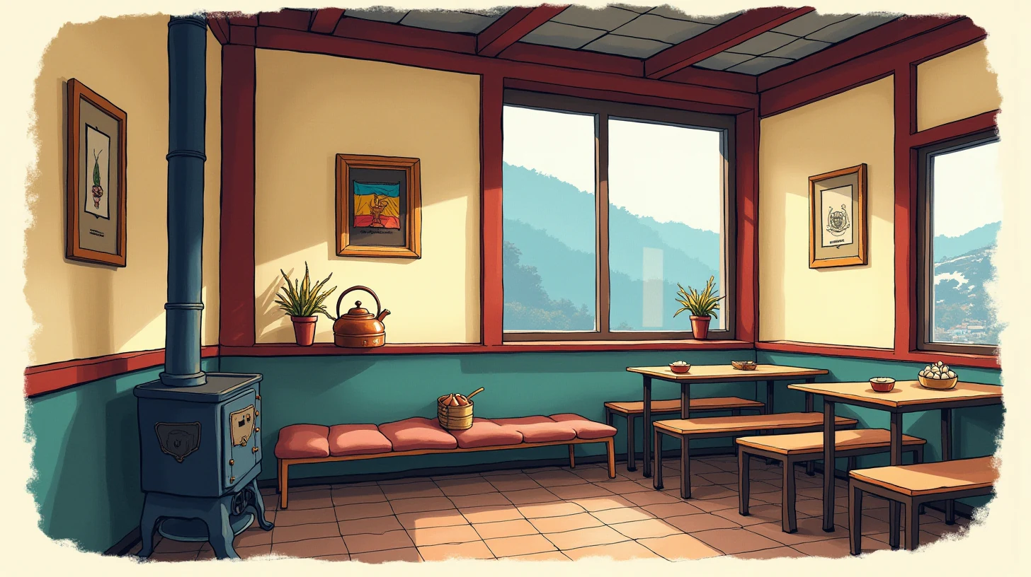 The Tibetan café caught by three compliance clocks