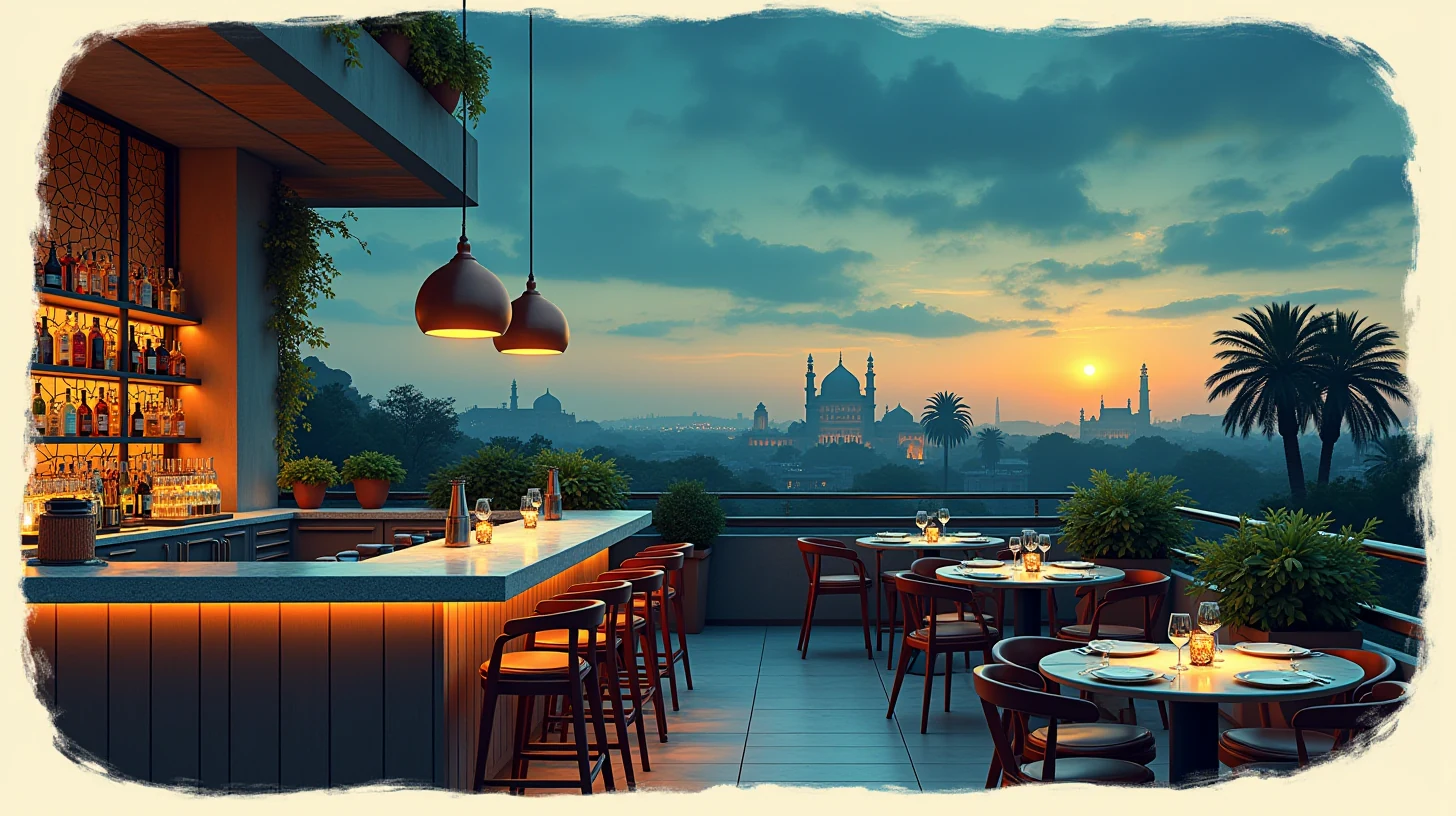 The Hyderabad rooftop restaurant and the FL-3 excise licence
