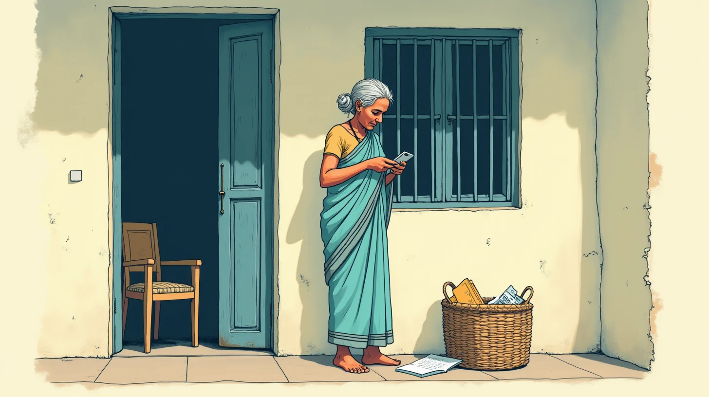 His fingerprints wore flat. The pension stopped. Three government offices couldn't help.