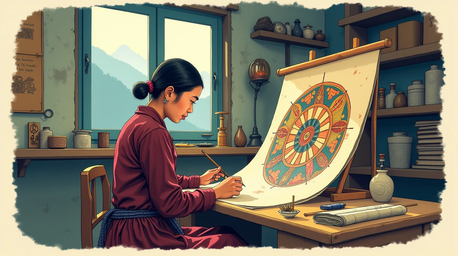 Is a thangka artwork GST-taxable? The notification exists; your CA just missed it.