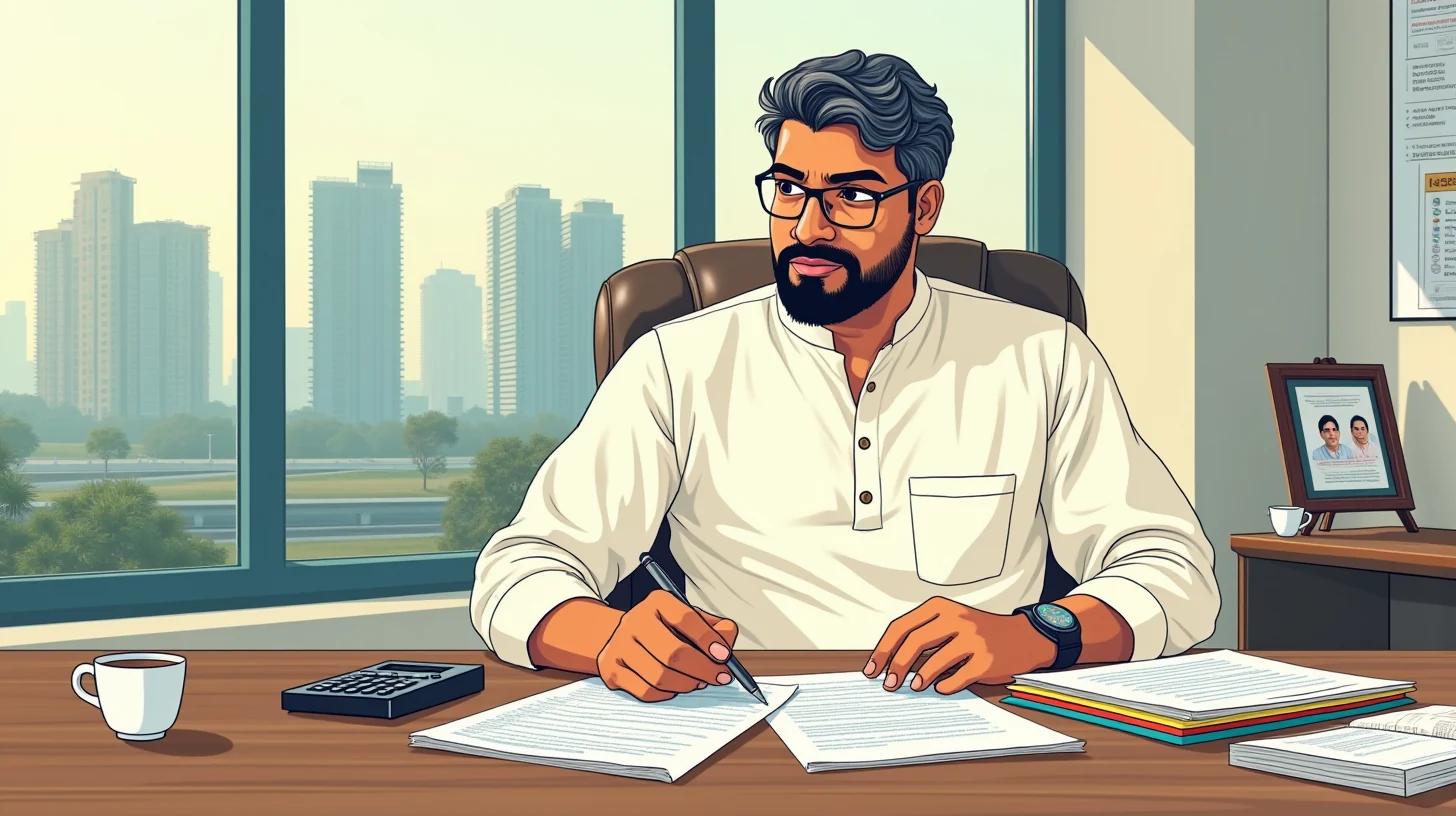 The Noida developer and the quarterly RERA reconciliation (Quick)