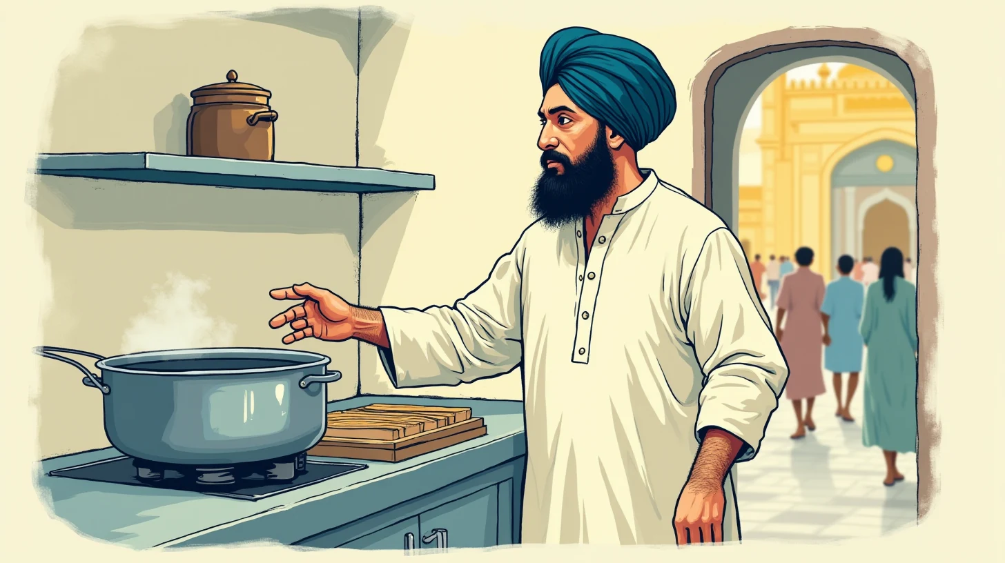 The Amritsar langar-style dhaba and the trust vs. business knot