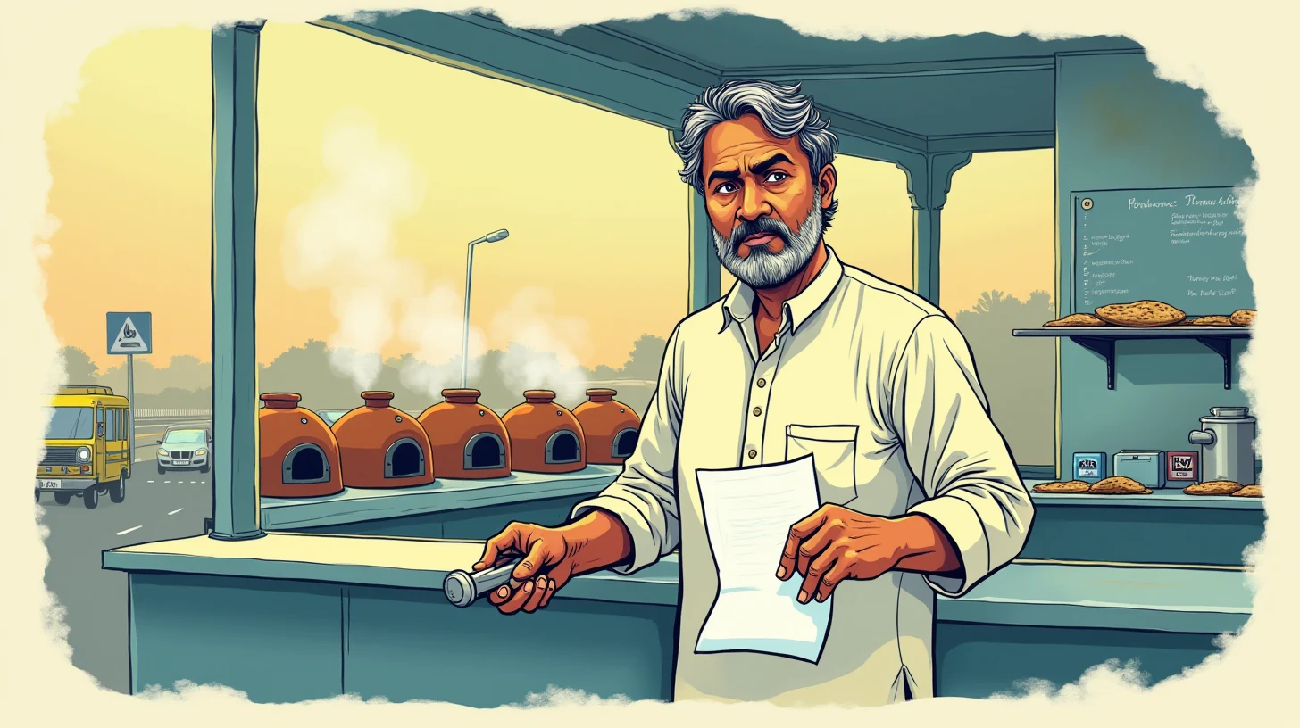 His paratha dhaba's PCB consent was rejected for "kitchen discharge."
