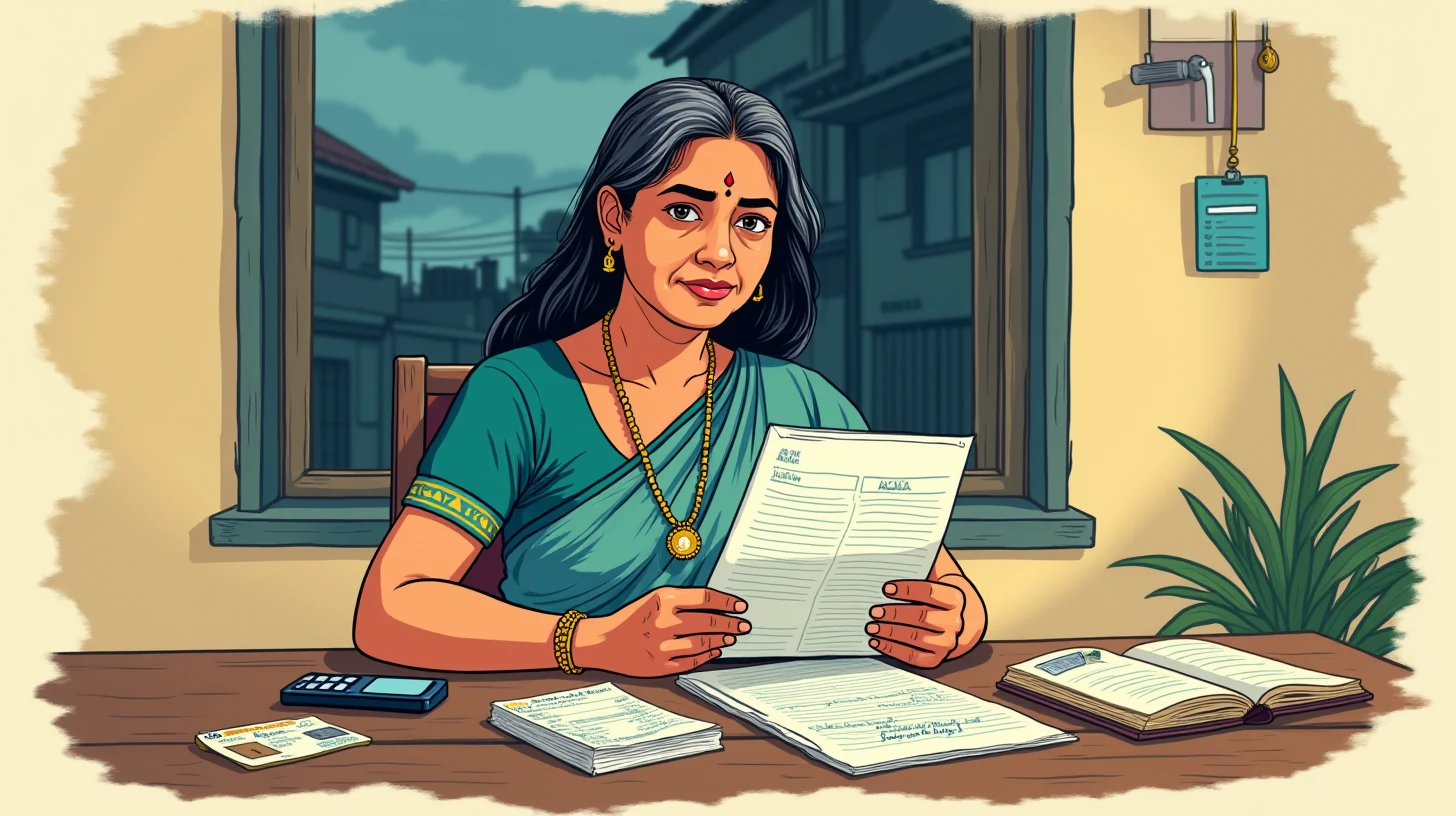 The welfare stopped because her electricity bill wasn't in her name