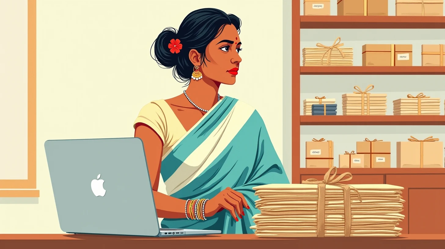 Quick read: Kolkata saree creator and the handicraft export code block