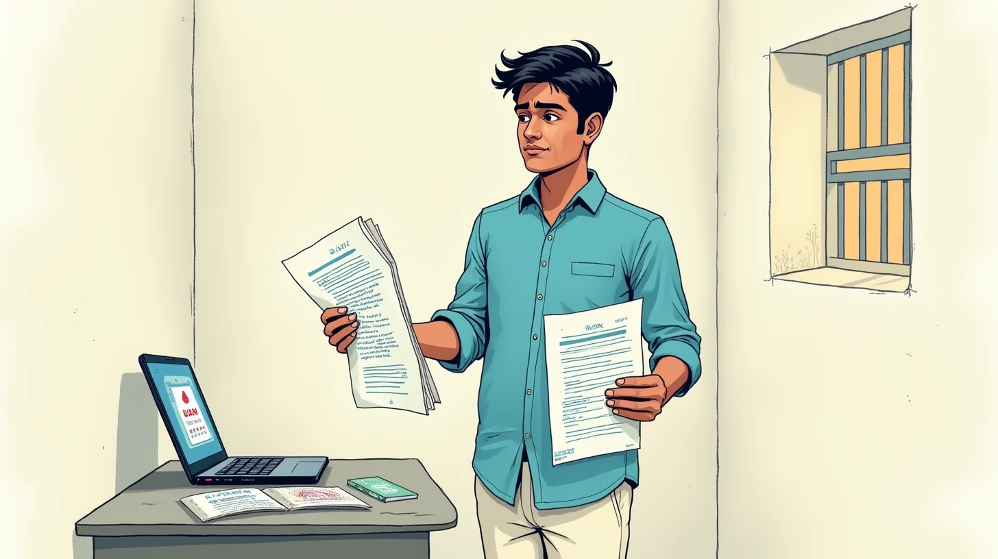 His first job closed. His EPFO account is now a ghost.