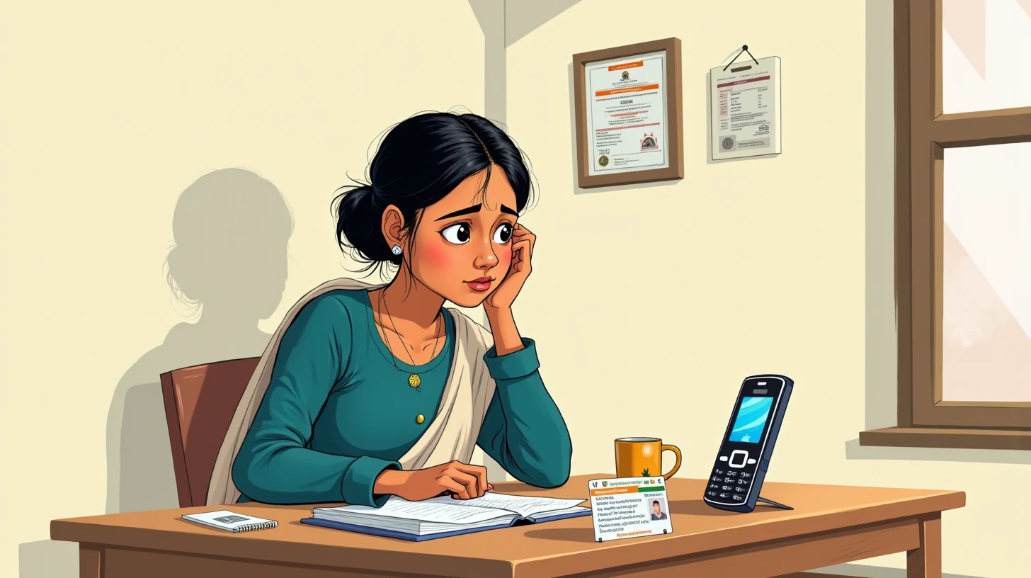 Her Aadhaar says "Gurpreet K." Her application says "Gurpreet Kaur."