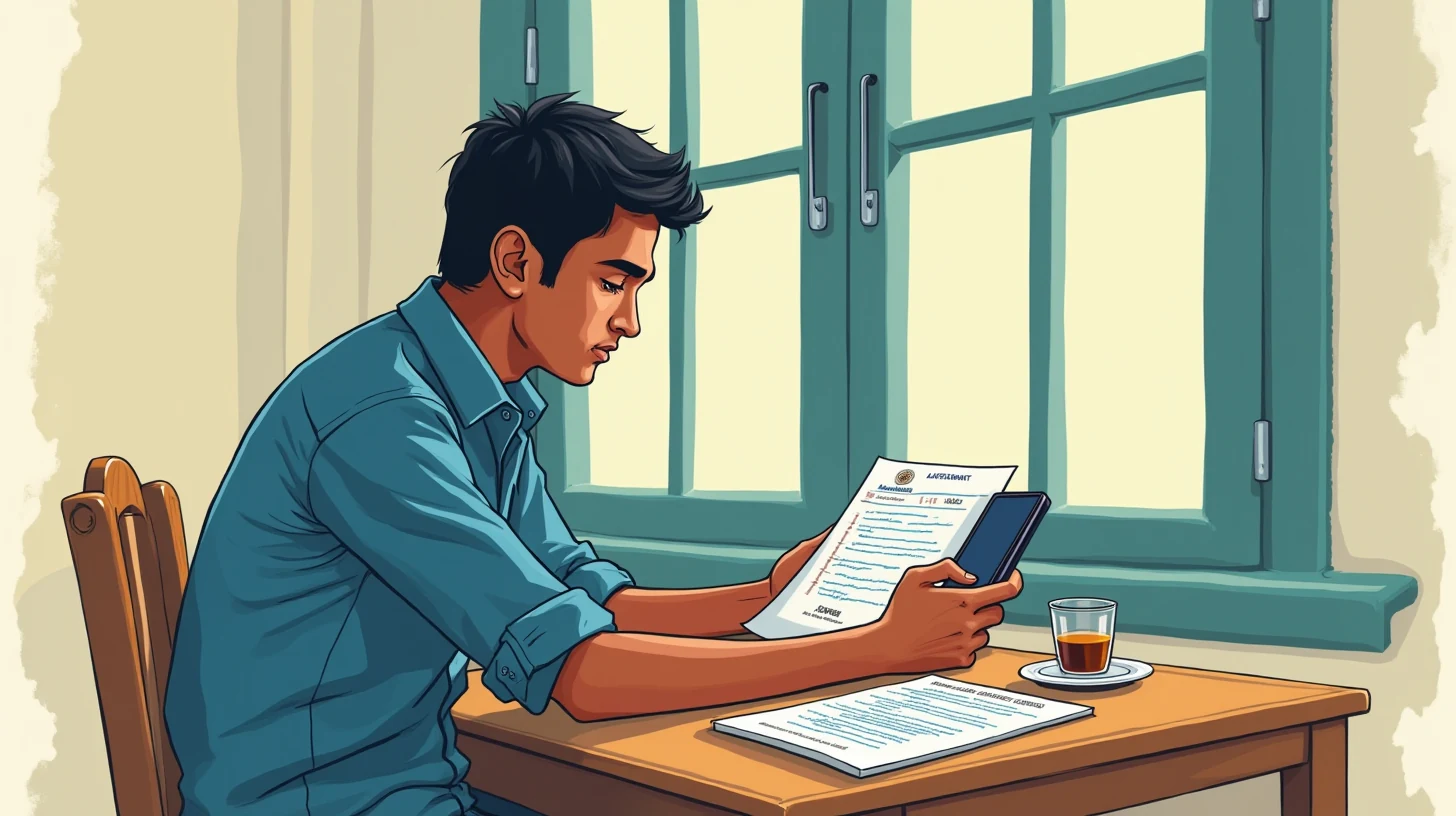 His employment record exists. But it was never linked to his Aadhaar.