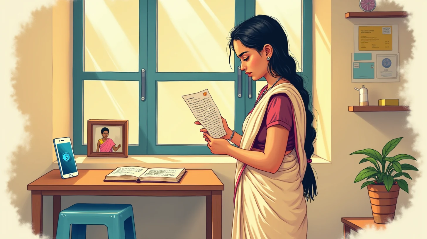 Anjali locked out: her mother's phone was stolen; the portal still sends OTP to it