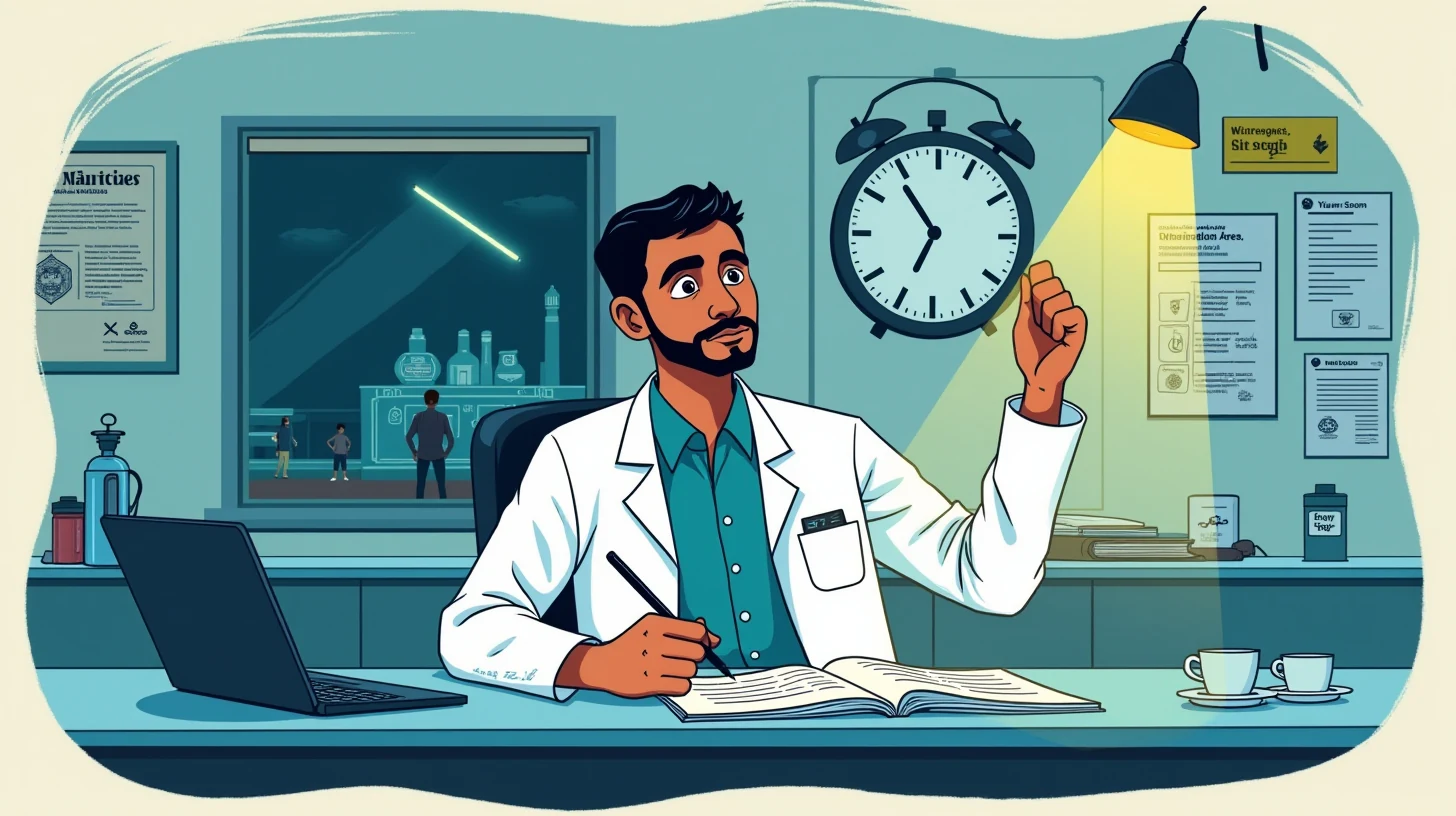 Dr. Abhinav, unknown: The Hyderabad occupational health officer and the pharma shift crisis