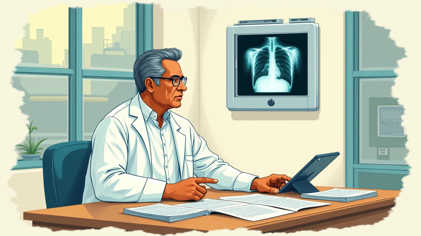 Dr. Vikram, unknown: The Surat occupational physician and the diamond dust in the lungs