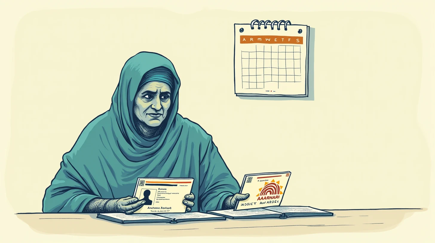 The one letter keeping her pension frozen