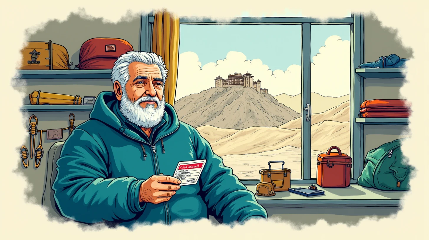 Stanzin, 45, in Leh. One rule. One office. One week.
