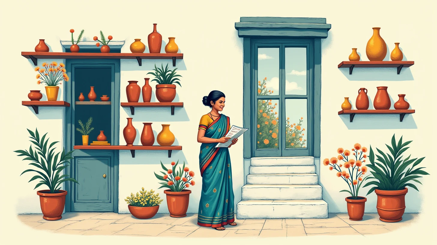 Marie, 45, in Puducherry. One rule. One office. One week.