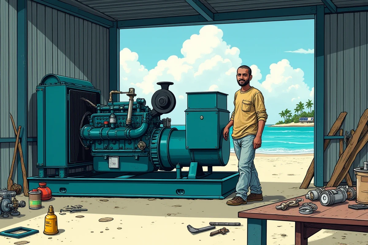 The Kavaratti generator mechanic and the spare part isolation